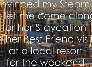 宅度假继母闺蜜泳池按摩玩嗨