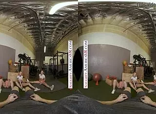 健身房猛男被Kyler Quinn和Paige Owens双飞榨干！💪😏