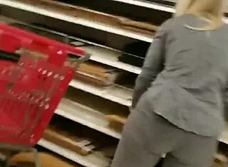 Hey, you think this filth trap in the shop hides a big fat ass granny?