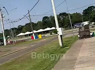 公园户外快速野战猛插