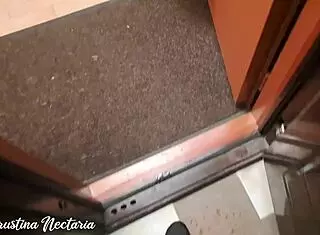 Russian Santa Fucks Skinny Brunette Neighbor in Doggystyle Under Christmas Tree