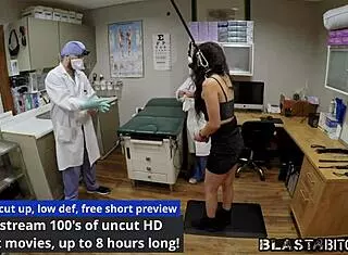 Blaire Celestes shaved pussy gets filled with cum in doggystyle behind the scenes.