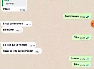 Conversa com esposa sobre foda com amigo