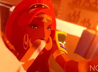 urbosa handling sucking and fucking tasks in intriguing sequence