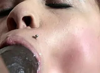 she casually took that huge big cock deep inside her, loving every inch of it.