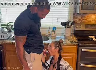 I Feel So Aroused Watching Stepmom Seduce the Plumber with Her Muscular Body and Interracial Passion.