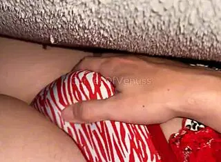 Intense Stepsister Play Under Sheets Almost Gets Us Caught