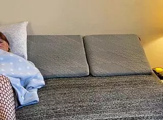 granny peggy sue, that old bbw slut, deepthroats and pegs with strapon in homemade fun