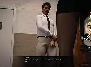 Hijab Milf Prison Guard Ditches Panties in Episode 9 While Wearing See-Through Costume at Work