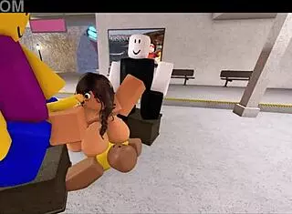 feeling so aroused roblox bitch gets fucked by three noobs