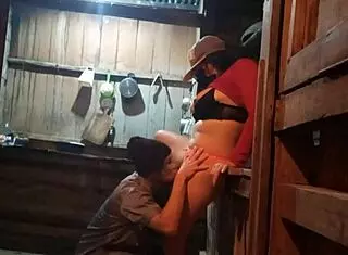 el padrastro uses her like a floor rag and submits the milf as a slut giving rough sex with huge cock in pussy