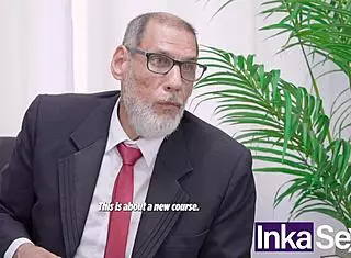 jovencitos latinos get sexual and anal therapy from old director in massage session