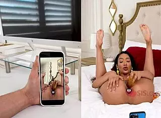 Step sis with anal crave begs me to go deep inside her tight butt cave in nasty pov action