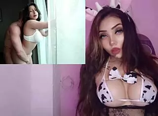 Young Russian girl with big natural tits receives hard anal penetration in close-up pov style from horny partner.