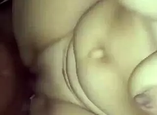 Amateur wife takes big black cock from husband's friend in hotel bent over doggystyle while he watches on video call.