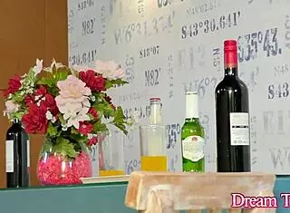 young tgirl gabrielly ferraz gets tight asshole double penetrated in bareback interracial 3some