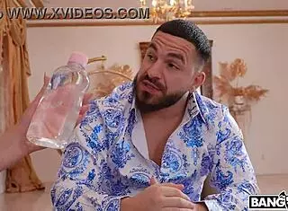 prime booty gets oiled up for deepthroat and riding in latina big ass action