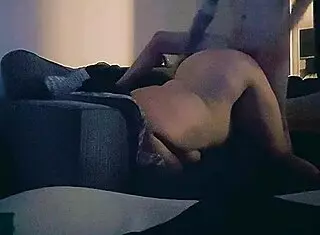 Horny Moaning Wife Fucked Hard in Living Room