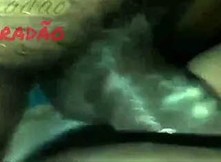 enchendo o cu da puta de porra with amateur ebony black big ass getting cumshot and facial in homemade blowjob