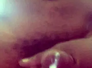 Why am I jerking off this monster big black cock before work in homemade video?