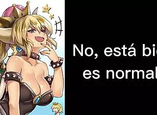 Bowsette joi cei español fucking blowjob cum