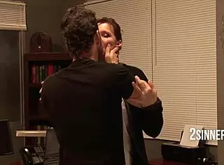 Stud Student Seduces Teacher and Professor's Wife into Rough Threesome in Classroom