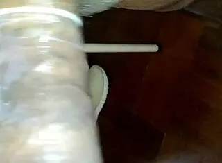 What a Wild Interracial Amateur Scene with Black Finger in Ass and Loud Screams!