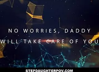 I can't resist as hot blonde teen stepdaughter Aria Banks gets family fucked by big cock stepdad Pierce Paris in pov.