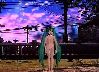 Hatsune Miku Solitary Envy Project Diva Nude Mod Full Nude With Big Tits Asian Goddess Pussy And Big Ass In Japanese Boobs Action