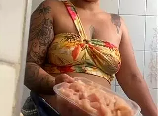 I am in the live and opened my zipper to show how much I want to give, oops