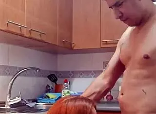 Bold Encounter with Mother-in-Law in Sexy Clothes Leads to Intense Kitchen Fuck