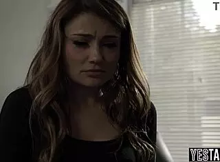 damn, this busty teen babysitter's big ass feels amazing wrapped around my huge cock in doggystyle!