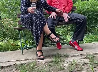 My mother-in-law makes me cum with handjob