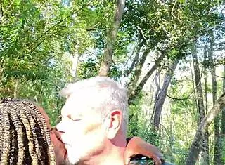 boldly licking sugardaddy cum off cock on secret beach hike