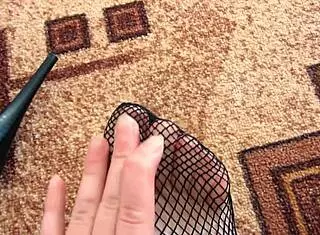 Amateur milf fingers her wet hairy pussy in panties. She cums hard with close-up pov view.