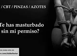 CBT Whips Clamps in Extreme Femdom JOI Bondage Humiliation