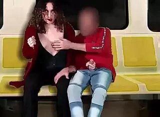 i masturbate stranger on train as husband films our public thrill
