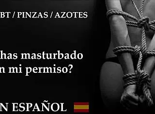 CBT Whips Clamps in Extreme Femdom JOI Bondage Humiliation