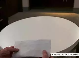 ella knox offers her big natural tits and wet pussy for bareback creampie in white lace lingerie and stockings.