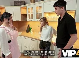 Wow! Shaved Pussy Ignites Bathroom Fuck With Mature Slut!