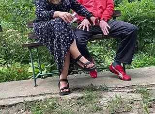 My mother-in-law makes me cum with handjob