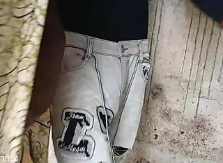 Step-mom drags stepson to abandoned spot begging for his thick cock doggystyle!