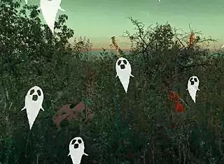 velma cosplay solves mysteries with scooby in outdoor public adventure