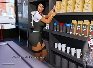 Anna's Skirt Upskirt Tease Bursts Into Big Tits Milf Stocking Sex