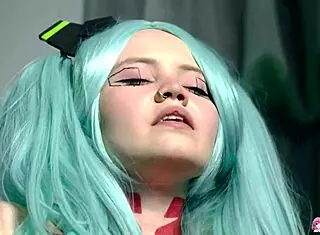 rebecca nikson horny doll fingers wet shaved pussy moaning close-up