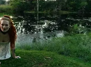 submissive slut crawls from lagoon to rim ass and swallow piss