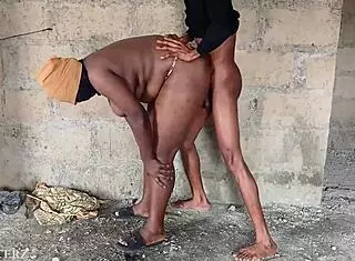 Step-mom drags stepson to abandoned spot begging for his thick cock doggystyle!