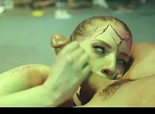 Lesbians Dominate Couple As Sex Slaves Pussy Eating Orgy