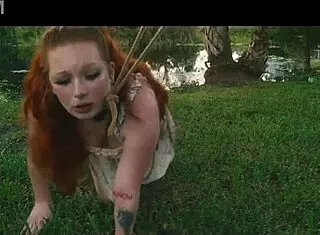 submissive slut crawls from lagoon to rim ass and swallow piss