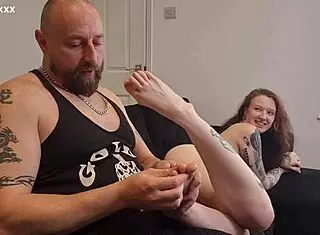 i meant after the shoot... foot rub got me goin' ugh